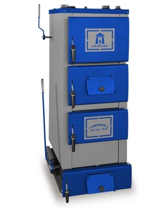 Kocioł zasypowy na węgiel Mzn BLUE 30 kW DWOREK