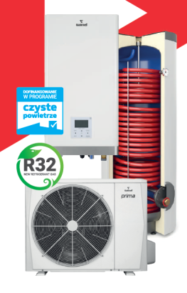 Prima S SPLIT 8GT pompa ciepła Galmet w zestawie ze zbiornikiem 250/110 wysyłka 24H