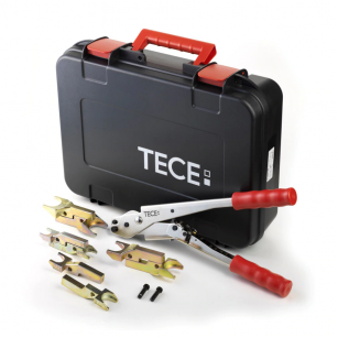 TECEflex komplet ręcznych narzędzi zaciskowych i kalibrujących w zakresie średnic 14-32 mm