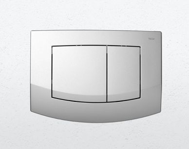 TECEambia - przyciski spłukujące do WC, podwójne CHROM MATOWY